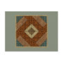 Colonial Pavement in Dark Green & Rust