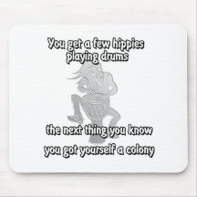 Colonie hippie tapis de souris