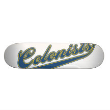 Colonists Script Skateboard Deck