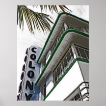 Colony Hotel, Miami Posters