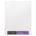 Color Block Brown and Purple Retro Letterhead