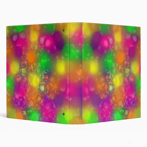 Color Burst 3 Ring Binders