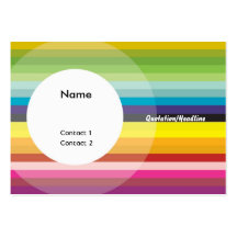 COLOR_chubby blank version I Business Card Template