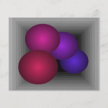 Color Fun Optical Illusion Infinity Spheres Flyers