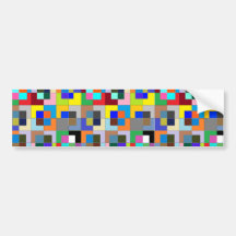 COLOR Maze  : Happy Graphics Bumper Stickers