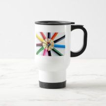 COLOR ME HAPPY COFFEE MUGS
