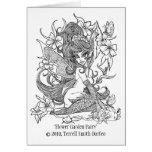 COLOR MY ART "Flower Garden Fairy" Card