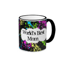 Color Splash World's Best Mom Coffee Mug