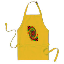 COLOR SWIRL LOLLY POP APRON