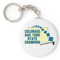 Colorado Bag Toss Champion Keychains
