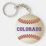 COLORADO BASEBALL KEYCHAINS