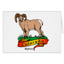 Colorado Bighorn Greeting Card