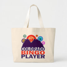 COLORADO BINGO PLAYER CANVAS BAGS