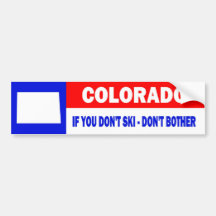 COLORADO BUMPER STICKER