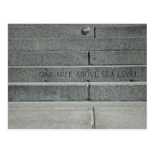 Colorado capital steps postcard