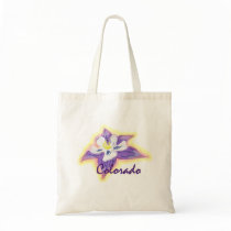 Colorado Columbine flower bag