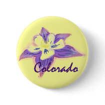 Colorado Columbine flower button