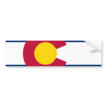Colorado Flag Bumper Sticker
