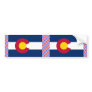 Colorado Flag Bumper Sticker