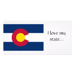 Colorado Flag Custom Photo Card