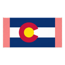 Colorado Flag Personalized Photo Card