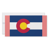 Colorado Flag Personalized Photo Card