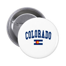 Colorado Flag Pinback Button