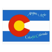 Colorado Flag Postcard