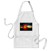 Colorado Flag Silky Apron