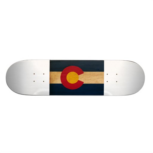 Colorado Flag Skate Deck