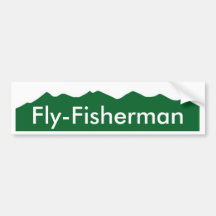 Colorado Fly-Fisherman Bumper Stickers