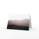 Colorado foothills siloutte greeting cards