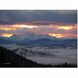 Colorado Mountain Sunset Photo Sculpture photo sculptures