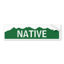 Colorado Native Bumper Sticker