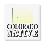 Colorado Native Refrigerator Magnets