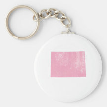 Colorado Pink Vintage Grunge Key Chain