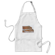 Colorado Red Sandstone Country Dusted with Snow Apron