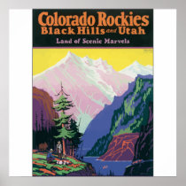 Colorado Rockies Blackhills, \Utahs Scenic Marvels Posters