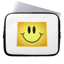 Colorado Smiley Face Laptop Sleeve