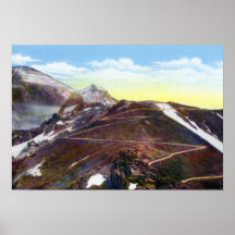 Colorado Springs Colorado Pikes Peak Highway Switc Posters