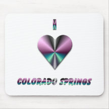 Colorado Springs -- Purple & Turquoise Mousepads