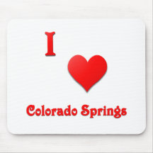 Colorado Springs -- Red Mousepad