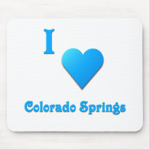 Colorado Springs -- Sky Blue Mousepads