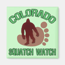 Colorado Squatch Watch Refrigerator Magnets