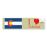 Colorado State Flag Bumper Stickers