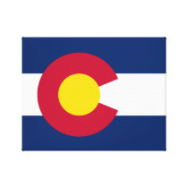 Colorado State Flag Gallery Wrap Canvas