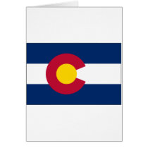 Colorado State Flag Greeting Card