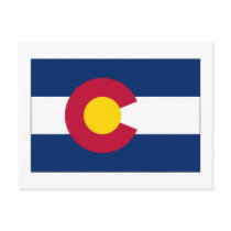 Colorado State Flag Postcard