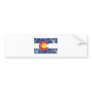 Colorado State Flag Vintage Bumper Stickers