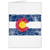 Colorado State Flag Vintage Greeting Cards
